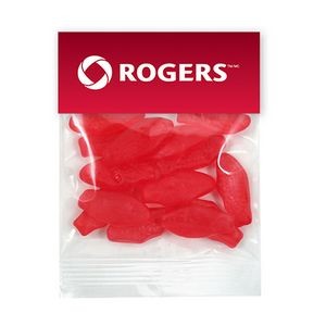 Small Red Swedish Fish Candy in Header Bag (1 Oz.)