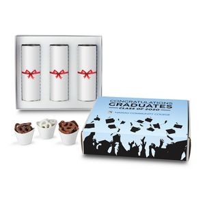 3 Way 8 inch Snack Tube Graduation Gift Set in Mailer Box