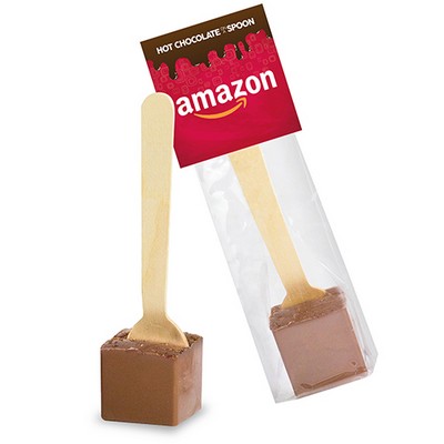 Hot Chocolate on a Spoon in Header Bag - Mexican Milk Chocolate