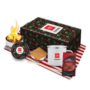 Promo Revolution - City Bonfires® Gimme S'more Cocoa Speckled Camping Mug Gift Set