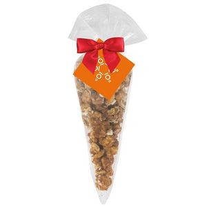 Hot Chocolate Peppermint Popcorn Cone Bag (small)