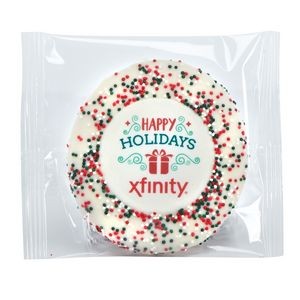 Custom Sugar Cookie w/ Holiday Sprinkles