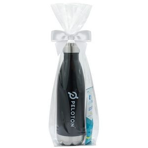 Promo Revolution - 17 Oz. Dual Wall Vacuum Sealed Water Bottle Gift Set