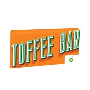3.5 oz Chocolate Bar in Envelope Wrapper - Toffee