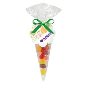 Spring Candy Cone Bag - Assorted Jelly Beans