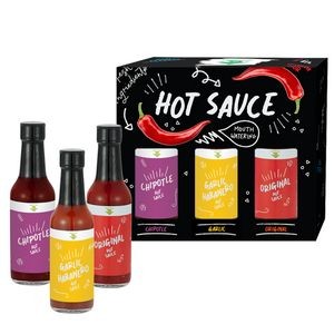 Hot Sauce Gift Set - Original, Chipotle and Garlic Habanero