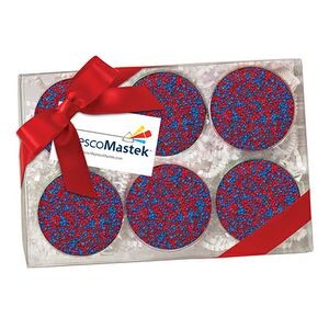 Elegant Chocolate Covered Oreos® Gift Box - Nonpareil Sprinkles (6 pack)
