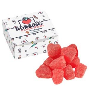 Nurse's Week Candy Confections Box - Sugar Dusted Jelly Hearts