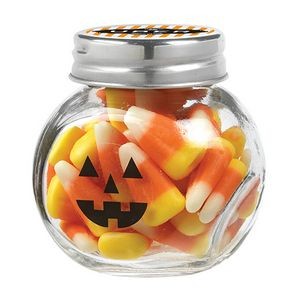 Cryptic Canister Jar w/ Candy Corn