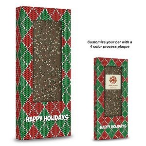 Belgian Chocolate Bar w/ Holiday Sprinkles (3.5 Oz.)