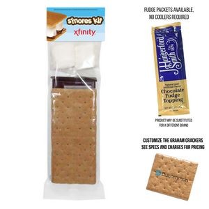 Small S'mores Kit Header Bag with Fudge Packet