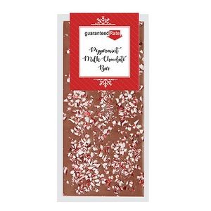 Belgian Chocolate Bar with Crushed Peppermint