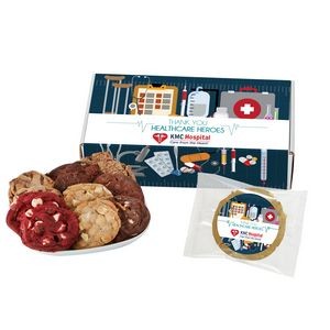 Fresh Baked Cookie Healthcare Heroes Gift Set - 15 Assorted Cookies - in Mailer Box