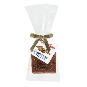Bite Size Belgian Chocolate Square Gift Bag - Crushed Oreo Cookies