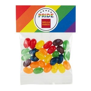 Pride Header Bag - Rainbow Jelly Belly Jelly Beans - 1Oz.