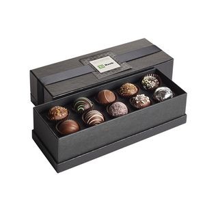 La Lumiere Collection - 10 piece Belgian Chocolate Signature Truffle Box - After Dinner with Buckle