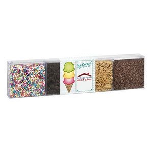 Small 4 Way Ice Cream Toppings Set