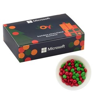 Candy Confections Box (Large) - Holiday Chocolate Buttons
