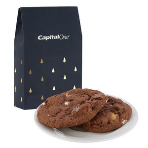 Milk Carton Inspired Box w/ 2 S'mores Cookies - Featuring Soft-Touch Finish