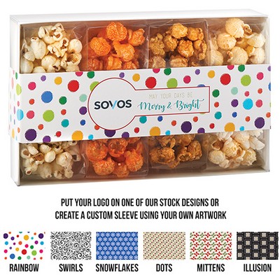 4 Way Contemporary Gift Box - Classic Popcorn