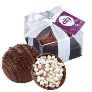 Hot Chocolate Bomb Gift Box w/ Hang Tag -Deluxe Flavor - Milk & Dark Delight