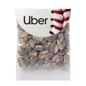 Sunflower Seeds in Small Round Top Header Bag
