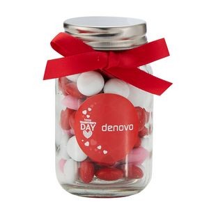 Mini Mason Jars- Valentine's Day Chocolate Buttons
