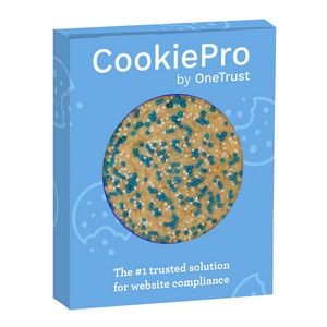 Window Box with Gourmet Cookie - Sugar Cookie with Corporate Color™ Nonpareils