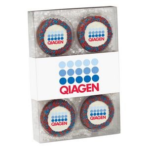 Chocolate Covered Printed Oreo® Gift Box - Nonpareil Sprinkles/Printed Cookies (6 pack)