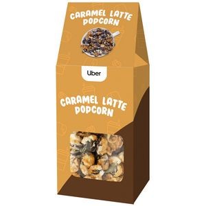 Gourmet Popcorn Gable Window Box - Caramel Latte Popcorn