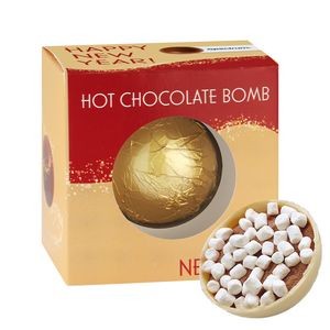 Hot Chocolate Bomb in Window Box - White Chocolate