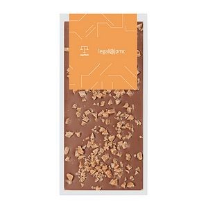 Belgian Chocolate Bar with Crushed Toffee