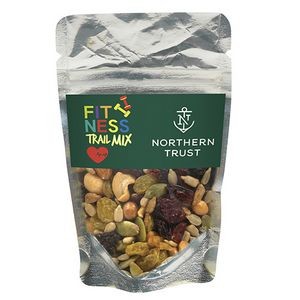 Resealable Clear Pouch w/ Fitness Trail Mix