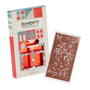 1 Oz. Belgian Chocolate in Gift Window Box - Peppermint Bar