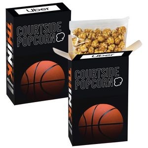 Basketball Concession Snack Popcorn Box - Caramel Popcorn