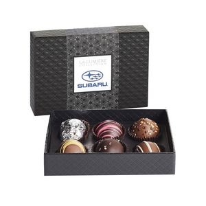La Lumiere Collection - 6 piece Belgian Chocolate Signature Truffle Box with Sleeve