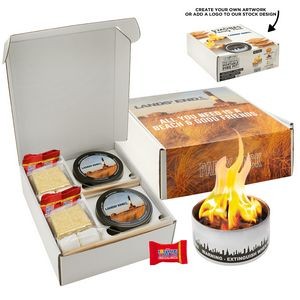 City Bonfires S'mores Family Night Pack featuring Tony's Chocolonely w/ Custom lid & Box Label