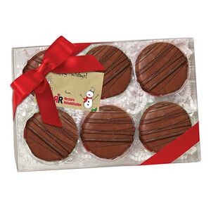 Elegant Chocolate Covered Oreos® Gift Box - Chocolate Drizzle (6 pack)