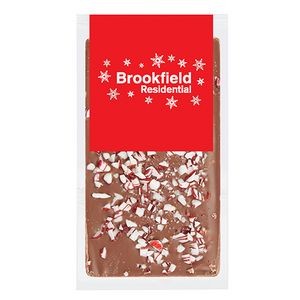Belgian Chocolate Bar with Crushed Peppermint
