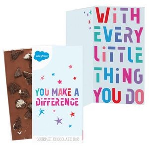 3.5 oz Belgian Chocolate Greeting Card Box (You Make A Difference) - Oreos®