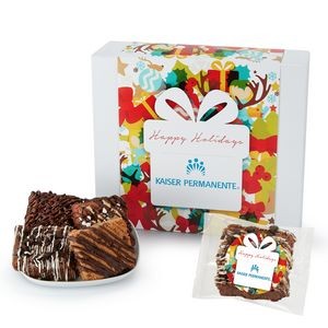 Fresh Baked Brownie Gift Set - 18 Assorted Brownies - in Gift Box