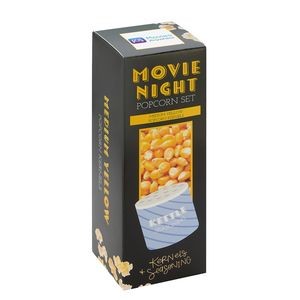 Movie Night Kernel & Seasoning Set - Medium Yellow Kernels & Kettle Corn Seasoning