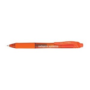 Energel-X® Translucent Barrel Retractable Gel Ink Pen - Orange