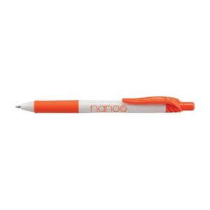 EnerGel-X® White Barrel Metal Tip Gel Ink Pen - Orange