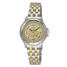 Encore Medallion Two Tone Stainless Steel Watch