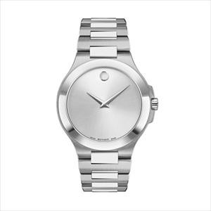 Men's Movado® Museum® Silver Watch w/Stainless Steel Bracelet