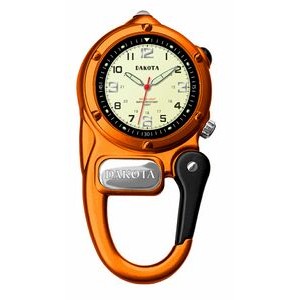 Dakota Orange Mini Clip Microlight Watch