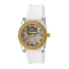 ABelle Promotional Time Maverick Medallion 2 Tone Ladies' Watch w/ Rubber Strap