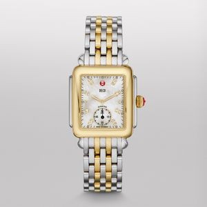 Deco 16 Two-Tone, Diamond Dial on Two-Tone Bracelet Watch