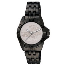 Remington Medallion Black Plated Watch w/ Stainless Steel Case and Bracelet